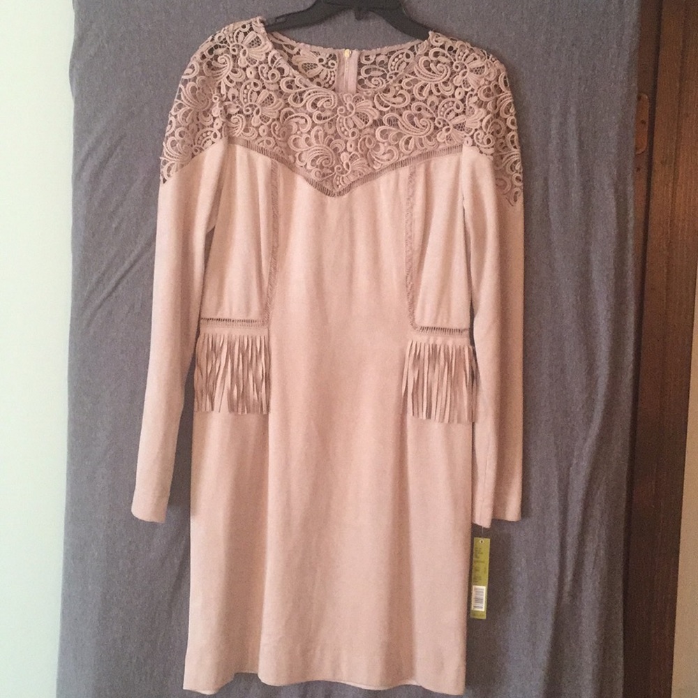 Microsuede dress
